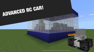 MCPE ADVANCED RC CAR! COMMAND BLOCK CREATION