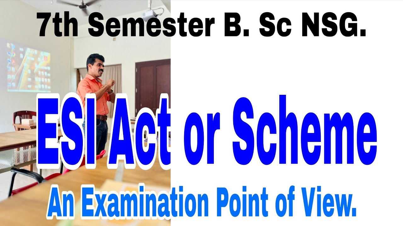 Employee State Insurance Act or Scheme - Simplified.