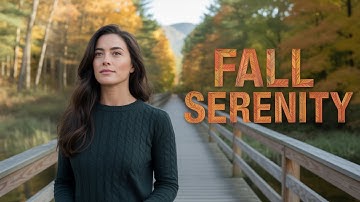 Endless Path - Autumn Walk with Relaxing Piano Music in 4K