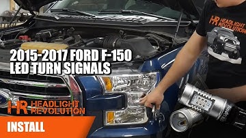 2015-2017 Ford F-150 LED Turn Signal Bulbs Upgrade Install Instructions  |  Headlight Revolution