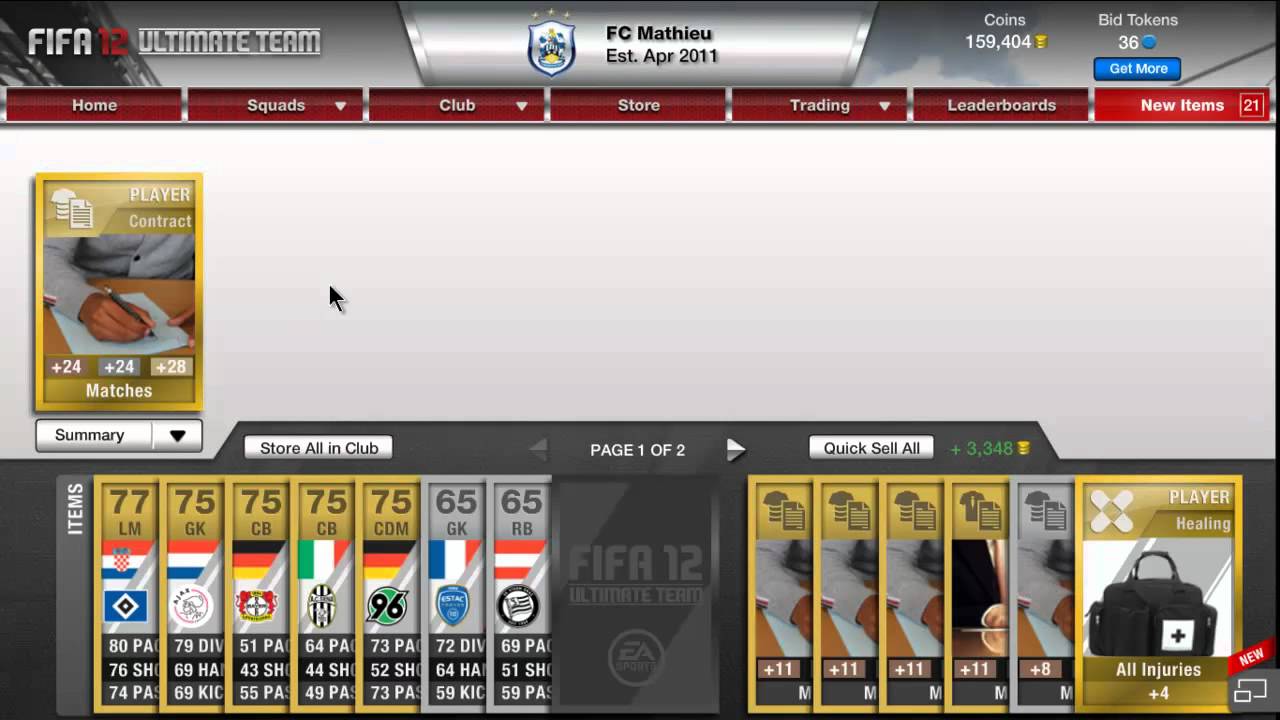 Fifa 12 Ultimate Team BBVA TOTS 50k Pack Opening