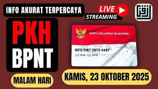 LIVE🔴 CEK SALDO BANSOS KESRA PKH & BPNT MALAM HARI INI KAMIS, 23 OKTOBER 2025.