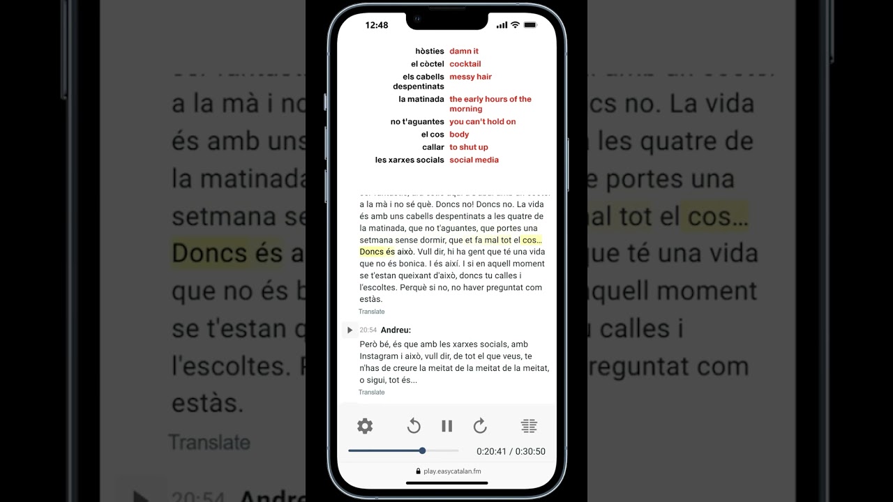 La vida real és molt diferent, no trobes? #xarxessocials #postureig #podcast #aprèncatalà