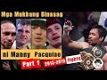 Mga Mukhang Binasag ni Manny Pacquiao (Part 1) 2013-2019 fights | Resulta ng Kamao ni Pacman