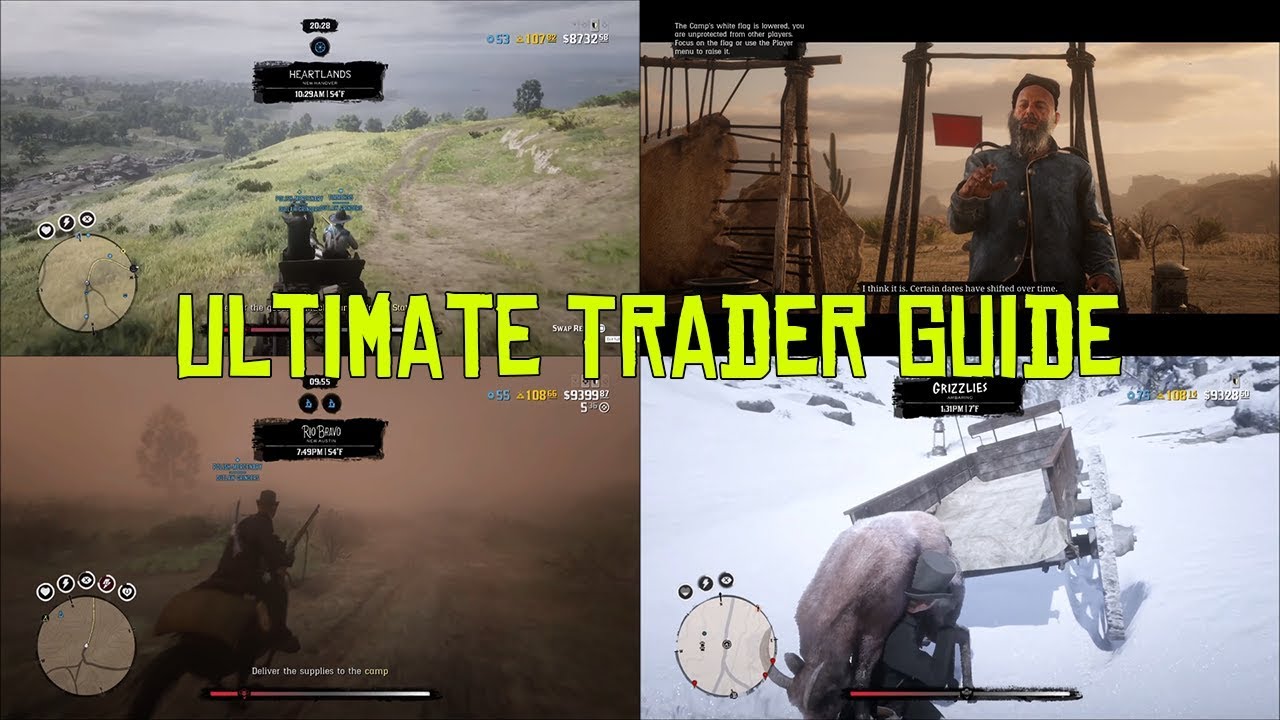 Red Dead Online Ultimate Trader Guide How To Make Money With The Trader Youtube