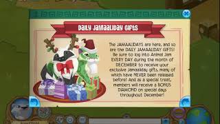 Animal Jam: Jamaa Journal Updates Vol. 133
This is the new Jamaa Journal Volume 133 for December 4, 2014 with new updates like the new Gingerbread House den now available, The Jamaaliday Gift Bag is at the diamond shop with gifts from Jamaaliday past, A new game Pairs, New party the Jamaaliday Jam, Pet Reindeer are here, Jamaaliday gifts for December, and get exclusive pet Polar Bear when you redeem a AJ membership during December.
TuneCore and WildWorks copyright strikes the video 5 years laterπ€·ββοΈπ€¦ββοΈ
Music changed! Enjoy the ad free video.π
Made By Bread08614 Animal Jam: Jamaa Journal Updates Vol. 133