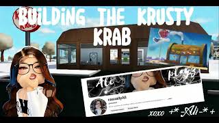 I built the Krusty Krab in Bloxburg