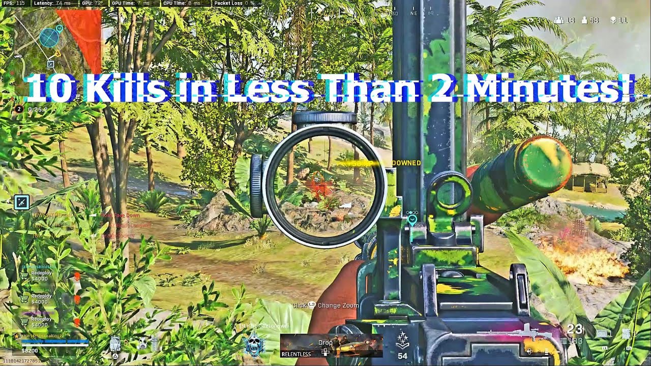 Call of Duty: Warzone - The BREN is a MONSTER! 10 Kills in Less Than 2 Minutes!