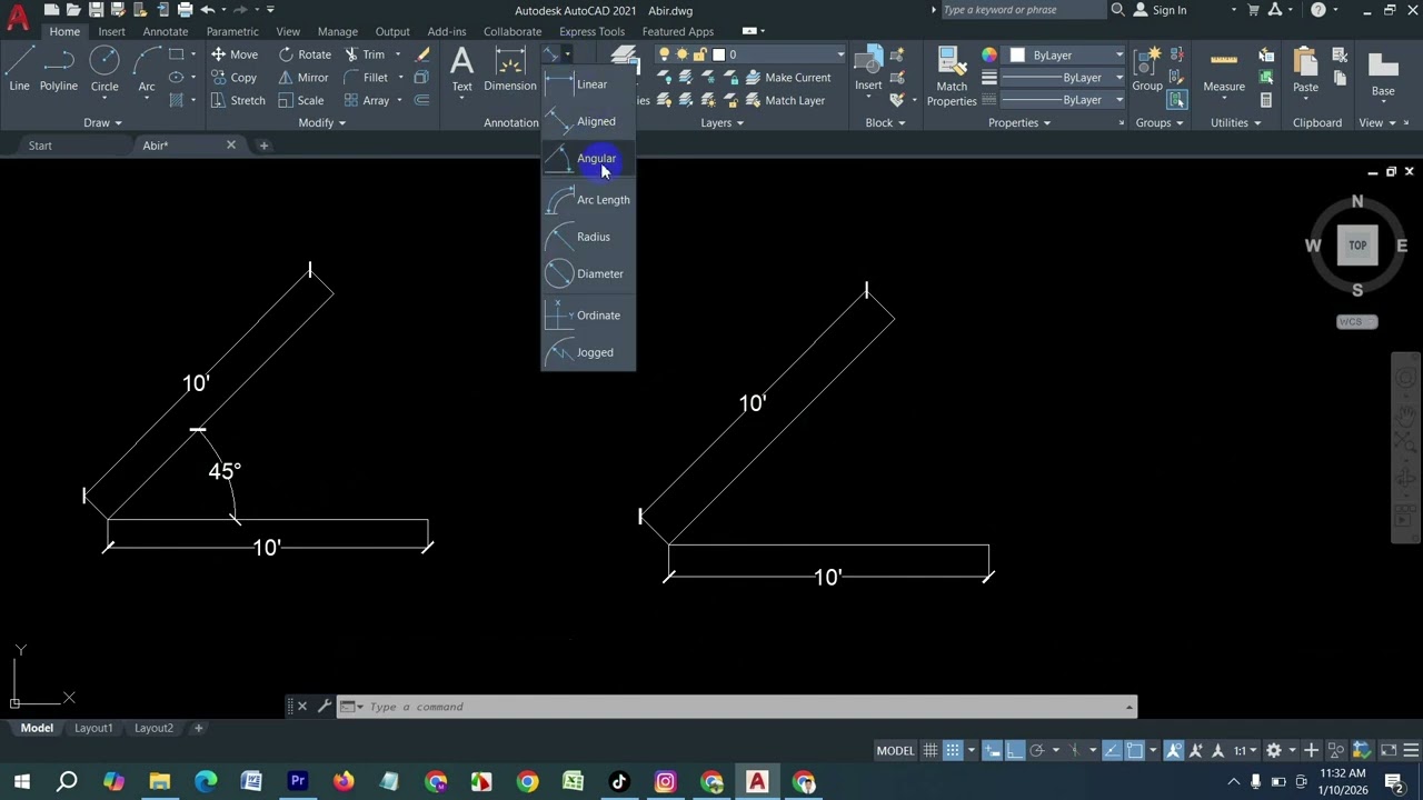 AutoCAD Angle & Dimension না জানলে এই ভিডিও মিস করবেন না