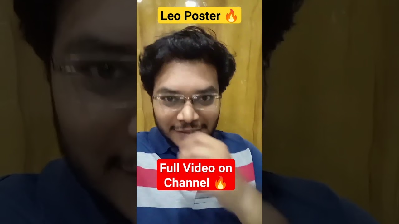 Leo Poster Reaction | Leo Poster Review | Leo Motion Poster | Leo Teaser Trailer Release Date Vijay