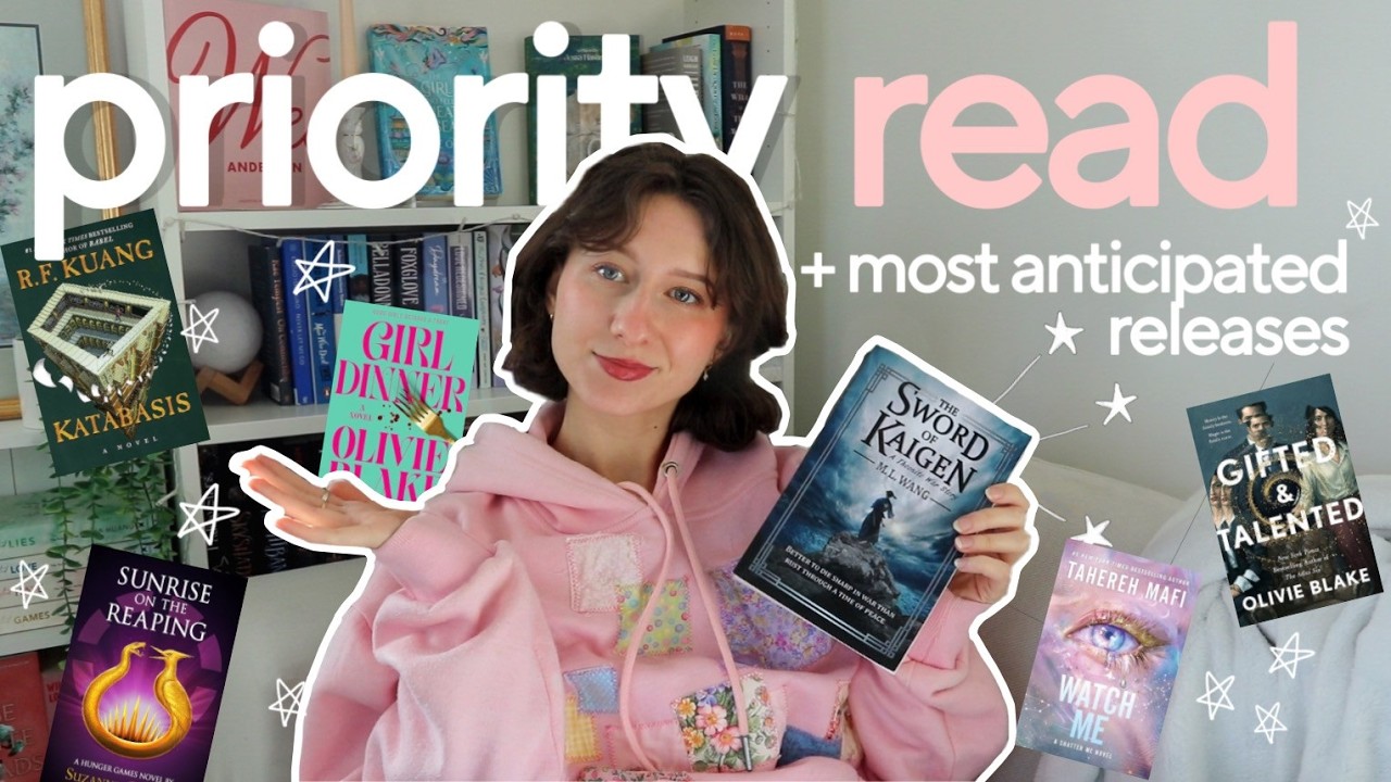 reading my most priority read and discussing my most anticipated releases!