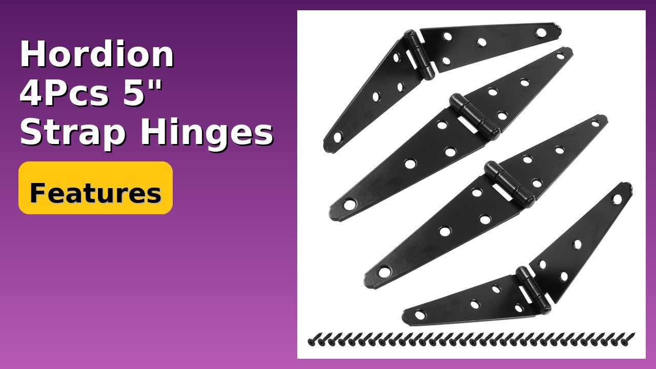 REVIEW (2026): Hordion 4Pcs 5" Strap Hinges. ESSENTIAL details.
