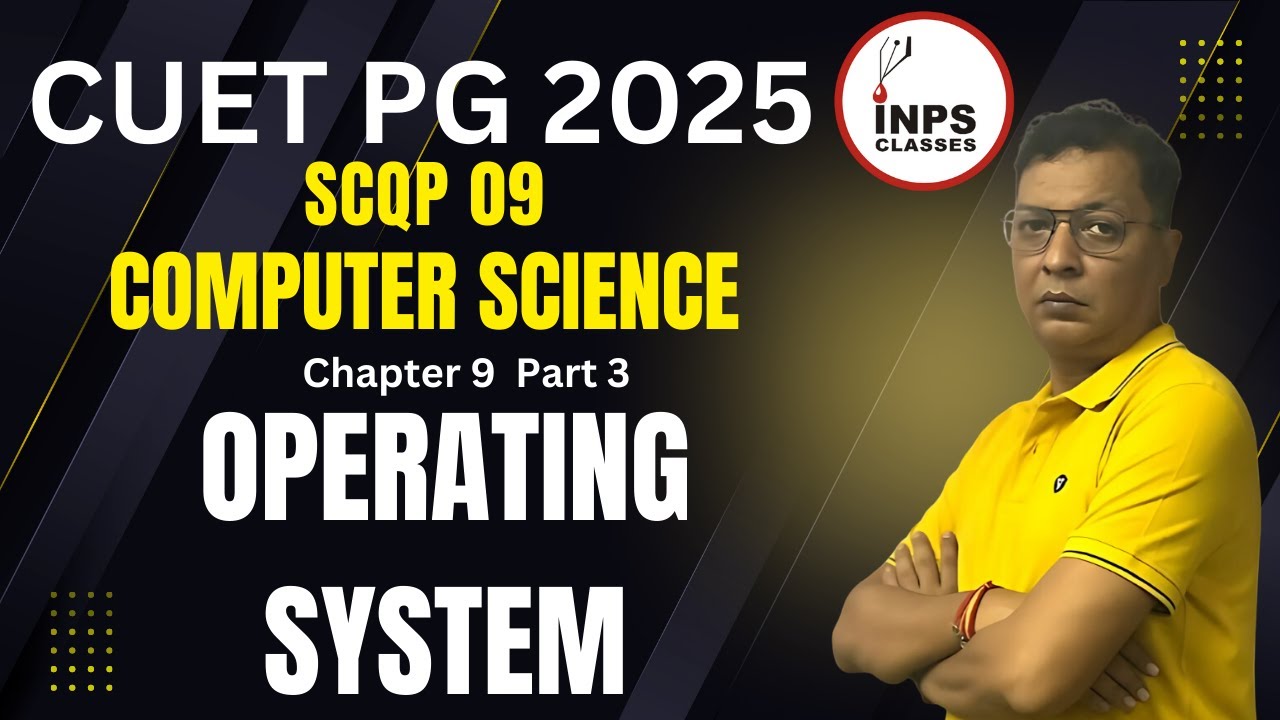 CUET PG | Operating System Chapter 09  Memory Management Part 03 | Computer Science | SCQP 09