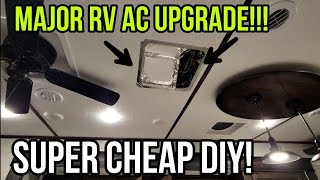 Major RV Air Conditioner Upgrade and Improvement for under $35!