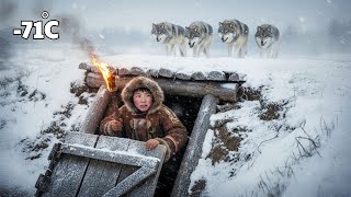 Surviving -71°C: Surrounded By Wolves | Trapped Underground In The Frozen Storm