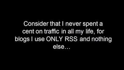 Make Money with RSS Traffic Rocket