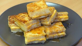 Cheese French Toast | Fluffy French Toast with Cheese | Korean style