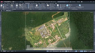 Insert Aerial Photo With Spatial Data To Autocad Map3D Tutorial