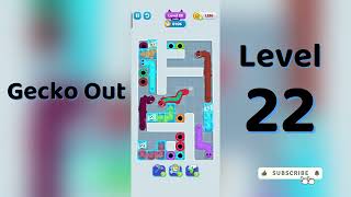 🎮 Gecko Out Level 22 Walkthrough | Go Answer 🦎