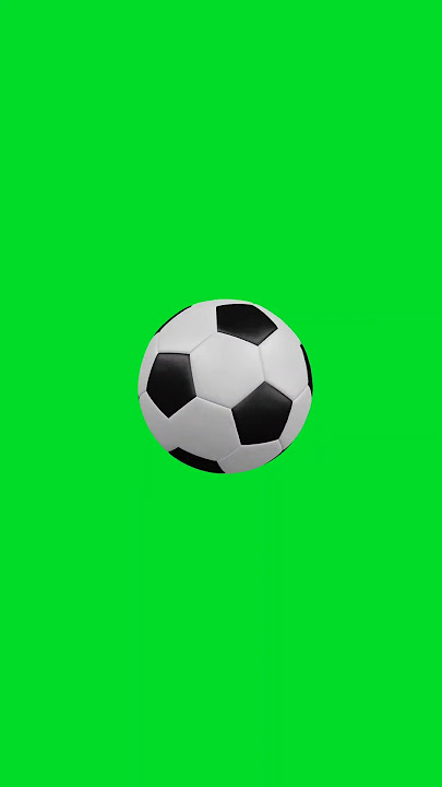 Football animation green screen