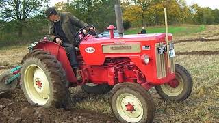 McCormick International B414 2.5 Litre 4-Cyl Diesel Tractor With Ransomes Plough