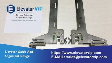 Stainless Steel Elevator Guide Rail Alignment Gauge for OTIS / KONE / Schindler / THYSSENKRUPP