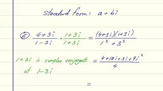 Dividing Complex Numbers