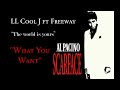 Scarface TWIY Soundtrack LL Cool J Ft Freeway What You Want mp3