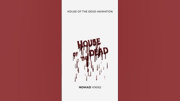 House of the Dead Text Animation in After Effects | Blood Drop Text Effect | Nomad Vikas #nomadvikas