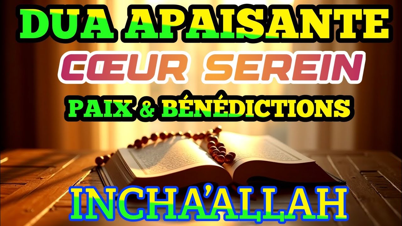 Invocation puissante pour la paix du cœur et l’abondance de la subsistance | Incha’Allah