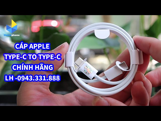 Cáp Apple TYPE-C to TYPE-C (iPad Pro) Chính Hãng Giá Sỉ | Phụ Kiện HomePhone 0943.331.888