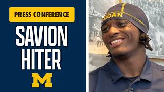 Savion Hiter Discusses His First Taste Of College Football Playing Time For Michigan