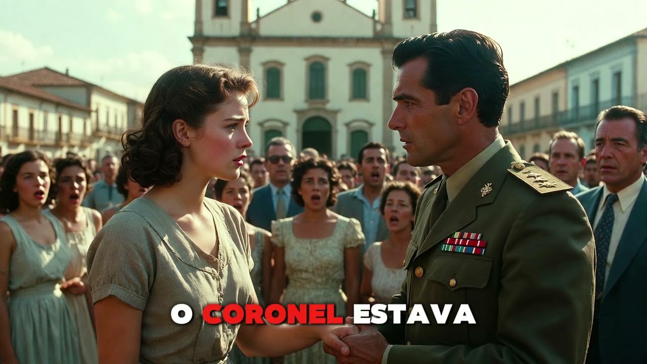 Ela acreditava não merecer felicidade… até que o Coronel viúvo segurou sua mão diante de todos