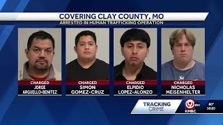 Undercover operation leads to seven sex trafficking arrests in Clay County
