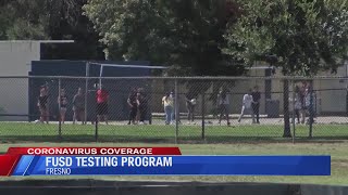 Fresno Unified starting surveillance testing their faculty and staff as hundreds return to campus