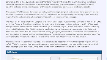 Dynamic Surface Tension