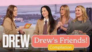 Drew Barrymore s Best Moments with Her Famous Friends Compilation