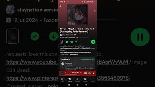 Never - Mag.Lo + the Devil is real (song by slaynation)