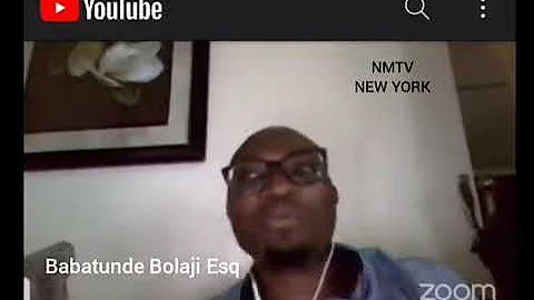 Babatunde Bolaji Esq, shares his views on the role...