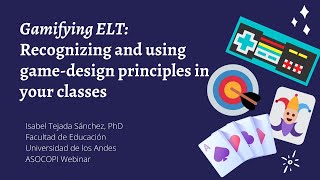 Famous ASOCOPI WEBINAR Gamifying ELT:  Recognizing and using game-design principles in your classes Net Worth