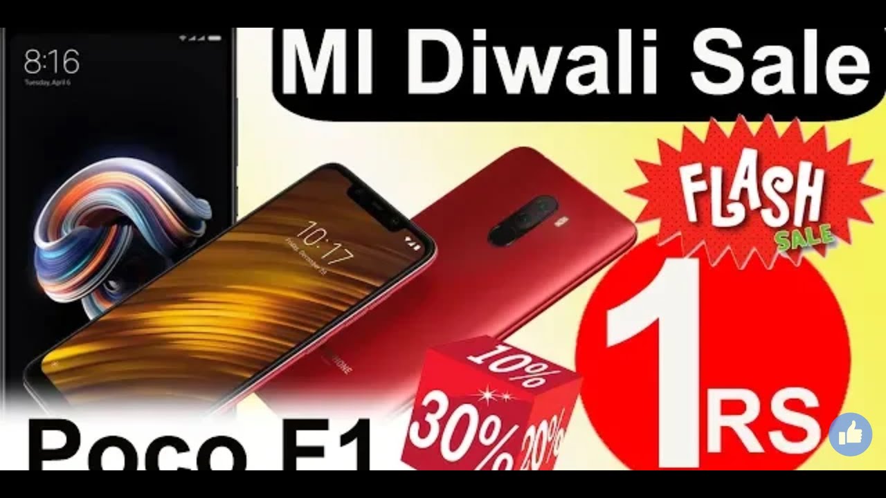 Mi Diwali Offer 2018 //Poco F1 Only 1rs // Mi Diwali Sale 2018 Buy Trick