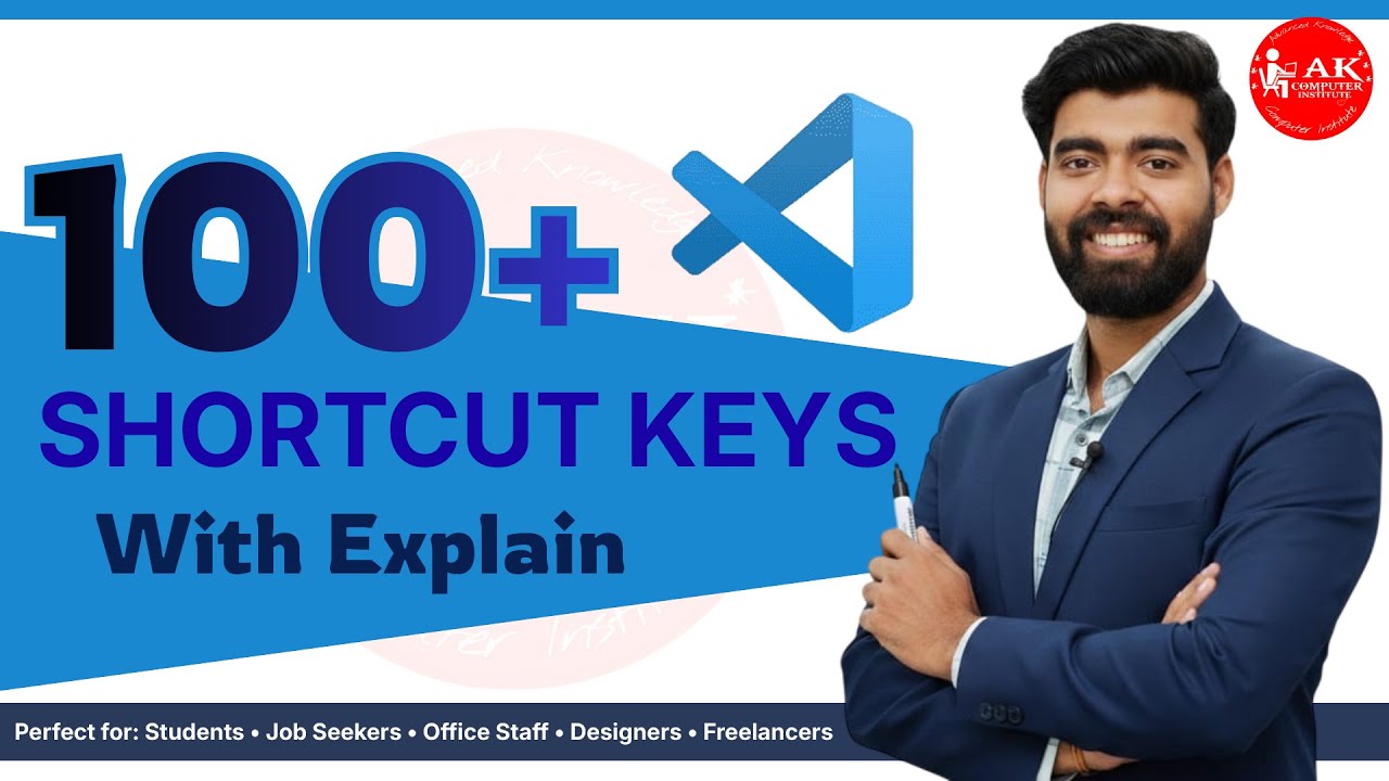 VS Code Most Important 100+ Shortcut keys 2026 - YouTube