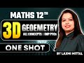 3D Geometry Class 12 — All Concepts + Important PYQs | One Shot Complete Chapter | Maths 12th