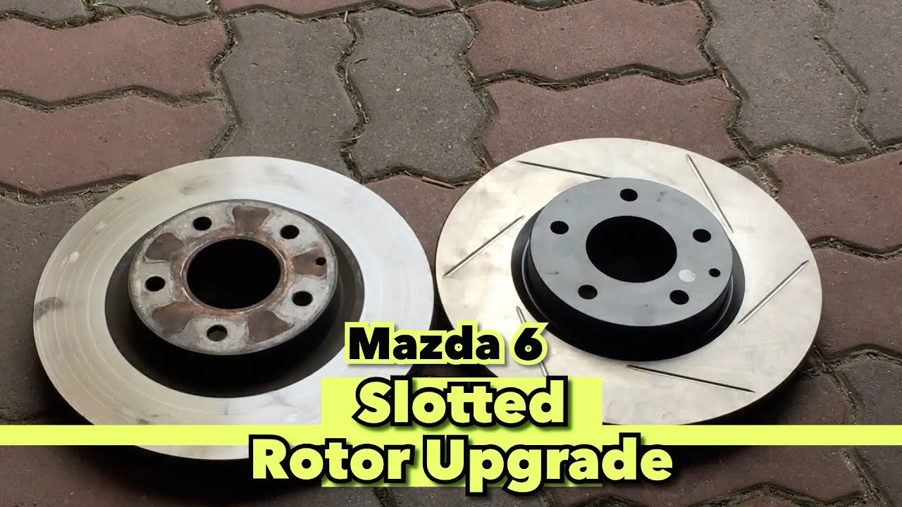 How to replace/upgrade a Mazda 6 Brake Disc / Brake Rotor / Brake Pads