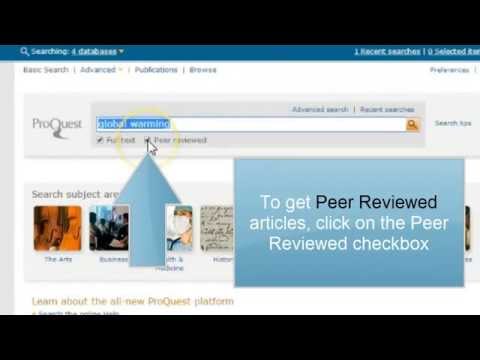 is proquest dissertations publishing peer reviewed