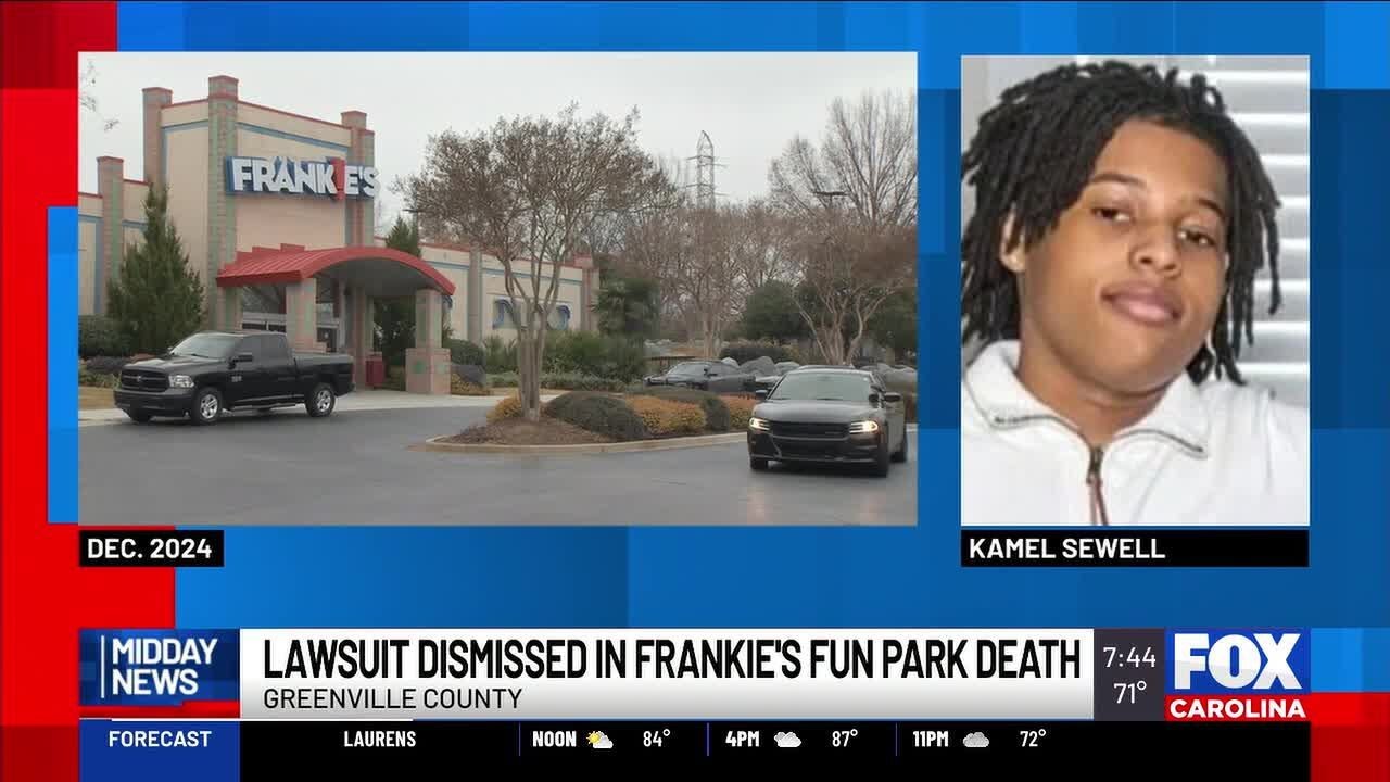 Lawsuit dismissed in Greenville Frankie's Fun Park death - YouTube