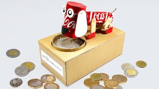 How to Make A Dog that Eats Coins From Cardboard And Soda Cans | Easy & Awesome Cardboard Project