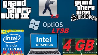 Probando Una Laptop Del Chernobyl Con Intel Celeron N3060 Windows 10 Gaming