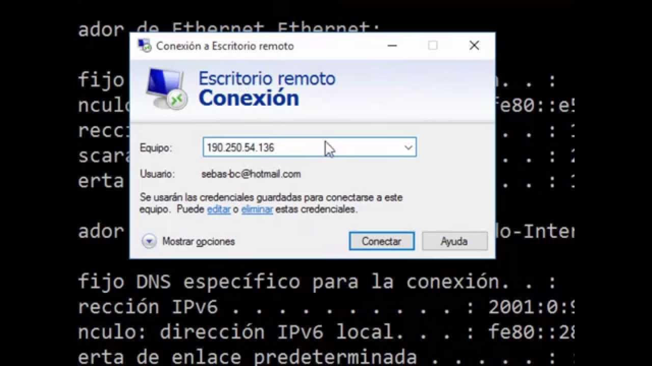 como usar conectarse a escritorio remoto windows 8.1