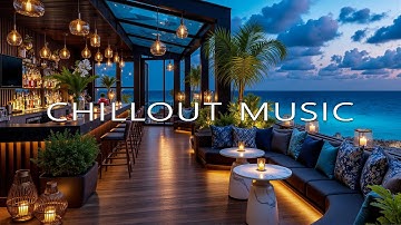 Rooftop Lounge Music 🎶 Calm Sunset At The Ocean With Relaxing Music | Background Music for Work